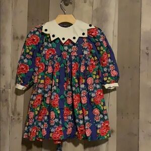 Cary San Francisco Vintage Floral Print Dress 2t